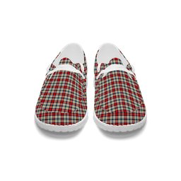 ScotsTee Shop Scottish Dundee Dress Tartan Plaid Canvas Loafer Shoes