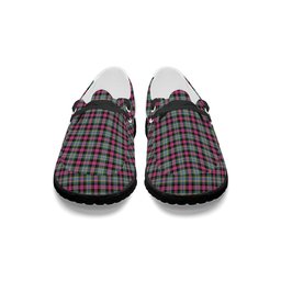 ScotsTee Shop Scottish Dundee Pink Variation Modern Clan Tartan Plaid Canvas Loafer Shoes