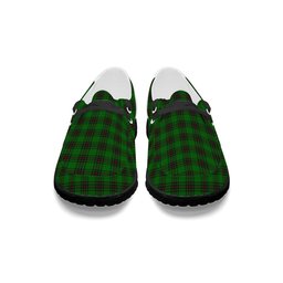 ScotsTee Shop Scottish Fife District Tartan Plaid Canvas Loafer Shoes