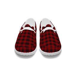 ScotsTee Shop Scottish Erskine MacGregor-Hastie Tartan Plaid Canvas Loafer Shoes
