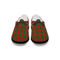 ScotsTee Shop Scottish Erskine Ancient Tartan Plaid Canvas Loafer Shoes