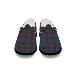 ScotsTee Shop Scottish Fraser of Altyre Ancient Tartan Plaid Canvas Loafer Shoes