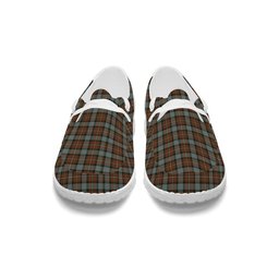 ScotsTee Shop Scottish Fergusson Weathered Tartan Plaid Canvas Loafer Shoes