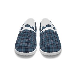 ScotsTee Shop Scottish Earl of St Andrews Tartan Plaid Canvas Loafer Shoes
