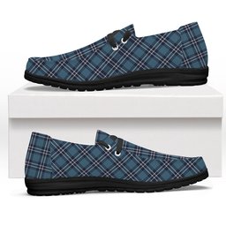 ScotsTee Shop Scottish Earl of St Andrews Tartan Plaid Canvas Loafer Shoes