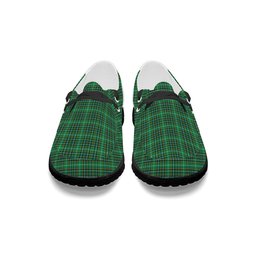 ScotsTee Shop Scottish Foster Hunting Modern Tartan Plaid Canvas Loafer Shoes