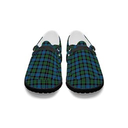 ScotsTee Shop Scottish Fergusson of Balquhidder Ancient Tartan Plaid Canvas Loafer Shoes