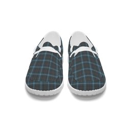 ScotsTee Shop Scottish Essence of Harris Tartan Plaid Canvas Loafer Shoes