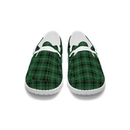 ScotsTee Shop Scottish Fraser Gathering Hunting Ancient Tartan Plaid Canvas Loafer Shoes