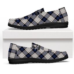 ScotsTee Shop Scottish Fergusson Dress Tartan Plaid Canvas Loafer Shoes