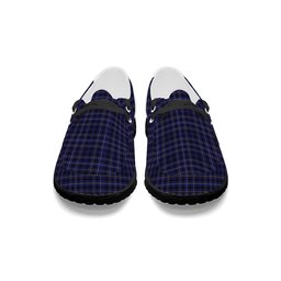 ScotsTee Shop Scottish Flanders Tartan Plaid Canvas Loafer Shoes