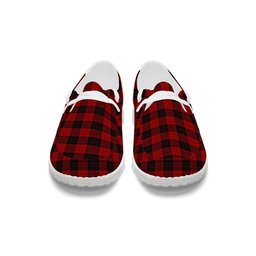 ScotsTee Shop Scottish Erskine Paton Tartan Plaid Canvas Loafer Shoes