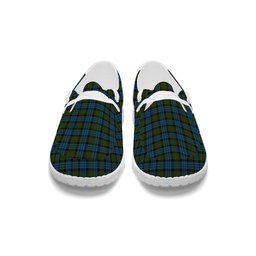 ScotsTee Shop Scottish Fletcher of Dunans Tartan Plaid Canvas Loafer Shoes