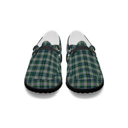 ScotsTee Shop Scottish Fraser Arisaid Tartan Plaid Canvas Loafer Shoes