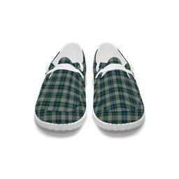 ScotsTee Shop Scottish Fraser Arisaid Tartan Plaid Canvas Loafer Shoes