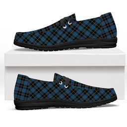 ScotsTee Shop Scottish Ewbank Tartan Plaid Canvas Loafer Shoes