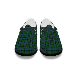 ScotsTee Shop Scottish Forsyth 1795 Tartan Plaid Canvas Loafer Shoes