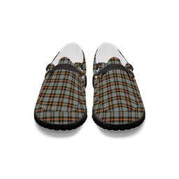 ScotsTee Shop Scottish Dundee 2003 Modern Clan Tartan Plaid Canvas Loafer Shoes