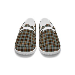 ScotsTee Shop Scottish Dundee 2003 Modern Clan Tartan Plaid Canvas Loafer Shoes
