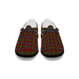 ScotsTee Shop Scottish Foster Tartan Plaid Canvas Loafer Shoes