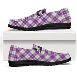 ScotsTee Shop Scottish Dunlop Dress Ancient Tartan Plaid Canvas Loafer Shoes
