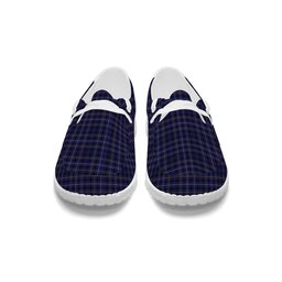 ScotsTee Shop Scottish Frisken Tartan Plaid Canvas Loafer Shoes