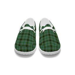 ScotsTee Shop Scottish Duncan of Sketraw Ancient Tartan Plaid Canvas Loafer Shoes