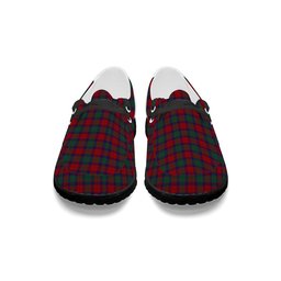 ScotsTee Shop Scottish Fraser of Struy Tartan Plaid Canvas Loafer Shoes