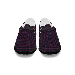 ScotsTee Shop Scottish Evans of Wales Tartan Plaid Canvas Loafer Shoes