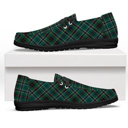 ScotsTee Shop Scottish Duncan of Sketraw Modern Tartan Plaid Canvas Loafer Shoes