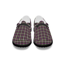 ScotsTee Shop Scottish Dundee Pink Variation Ancient Clan Tartan Plaid Canvas Loafer Shoes
