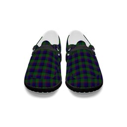 ScotsTee Shop Scottish Gammell 1978 Tartan Plaid Canvas Loafer Shoes