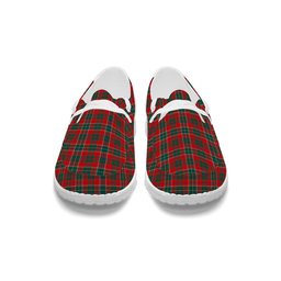ScotsTee Shop Scottish Galbraith USA Modern Tartan Plaid Canvas Loafer Shoes