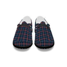ScotsTee Shop Scottish Gandy of Myrton Tartan Plaid Canvas Loafer Shoes