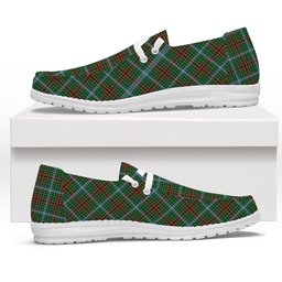 ScotsTee Shop Scottish Gayre Tartan Plaid Canvas Loafer Shoes