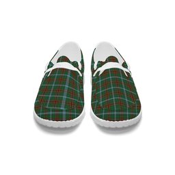 ScotsTee Shop Scottish Gayre Tartan Plaid Canvas Loafer Shoes