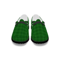 ScotsTee Shop Scottish Gates Hunting Tartan Plaid Canvas Loafer Shoes