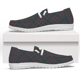 ScotsTee Shop Scottish Galbraith Old Modern Tartan Plaid Canvas Loafer Shoes
