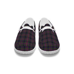 ScotsTee Shop Scottish Graham of Airth Modern Tartan Plaid Canvas Loafer Shoes