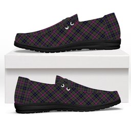 ScotsTee Shop Scottish Graham of Airth Modern Tartan Plaid Canvas Loafer Shoes
