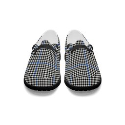 ScotsTee Shop Scottish Gladstanes Modern Tartan Plaid Canvas Loafer Shoes