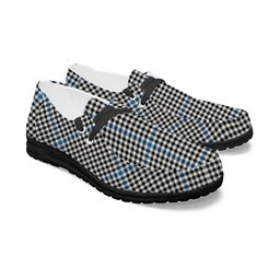ScotsTee Shop Scottish Gladstanes Ancient Tartan Plaid Canvas Loafer Shoes