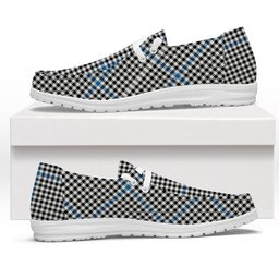 ScotsTee Shop Scottish Gladstanes Ancient Tartan Plaid Canvas Loafer Shoes
