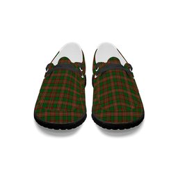 ScotsTee Shop Scottish Goldstraw Tartan Plaid Canvas Loafer Shoes