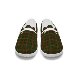 ScotsTee Shop Scottish Goldstraw Tartan Plaid Canvas Loafer Shoes
