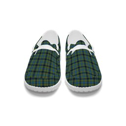 ScotsTee Shop Scottish Gillies Ancient Tartan Plaid Canvas Loafer Shoes