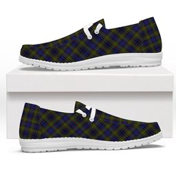 ScotsTee Shop Scottish Gillies 1 Tartan Plaid Canvas Loafer Shoes