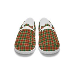 ScotsTee Shop Scottish Gibson Ancient Tartan Plaid Canvas Loafer Shoes