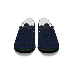 ScotsTee Shop Scottish Hope-Vere Weir Tartan Plaid Canvas Loafer Shoes
