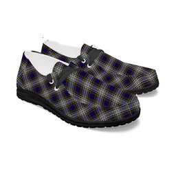 ScotsTee Shop Scottish Highfield Dress Tartan Plaid Canvas Loafer Shoes